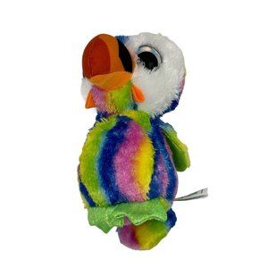 Lumo Stars Lenni Plush Bird Parrot Toucan Rainbow Tropical Stuffed Animal 6"‎